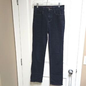 Santana Women's Dark Blue Straight Leg Jeans Cotton Blend 6x30